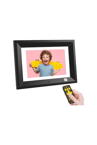 Kodak 10.1 Inc Ahşap Dijital Resim Çerçevesi, Uzaktan Kumanda, Ips Ekran Hd