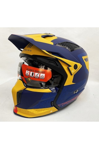 Şefaf ve Siyah Cam + Mt Streetfighter Sv Totem C3 Modüler Motosiklet Kask