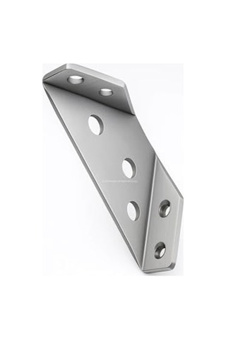 Köşe Bağlantı Aparatı 62x23x18 Mm 1 Mm Kalınlık Montaj Plakası Ahşap Raf Masa Dolap Bağlantısı Mobilya Monta Diğer