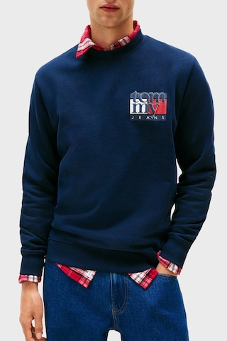 Tommy Jeans Erkek Sweat Dm0dm22093 C1g Lacivert Lacivert