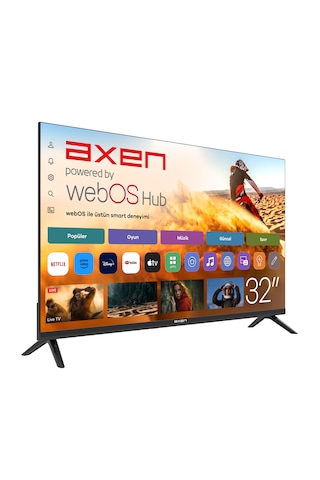 Axen AX32HMLN-W02S 32'' Hdr Webos 2.0s D-Dual LED