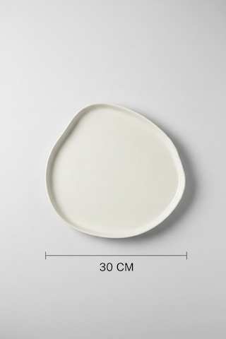 6'lı Vogue Servis Tabağı 30cm Krem Rinart