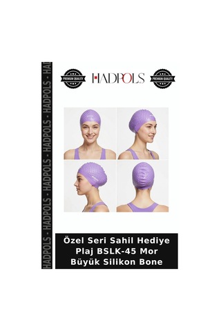 Özel Seri Sahil Hediye Plaj Bslk-45 Mor Büyük Silikon Bone