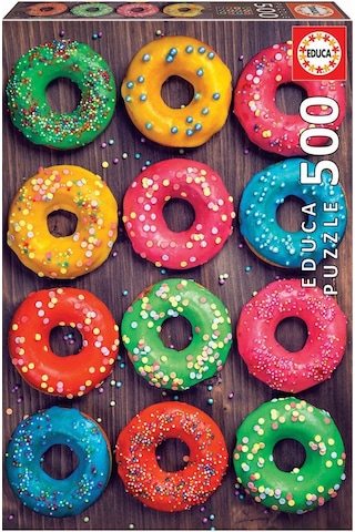 Educa Puzzle 500 Parça Renkli Çörek 19005