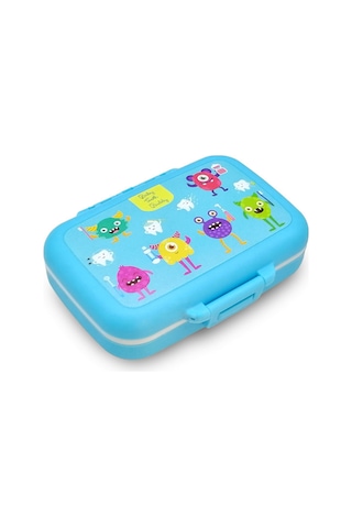 Moveevo Mavi Bebek Diş Ve Tüylerini Saklama Kutusu - Unutulmaz Anıları Koruyucu Pp+eva Materyalli Minik Hediyelik Kutu