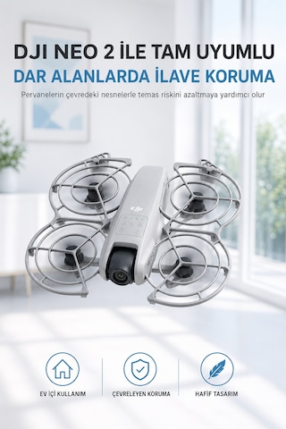 Neo 2 Pervane Koruyucu 1 Çift Klipsli Drone Pervane Koruma Aparatı