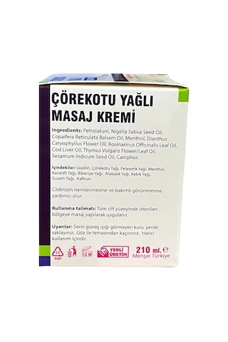 Çörekotu Yağı Masaj Kremi 210 Ml, Esila