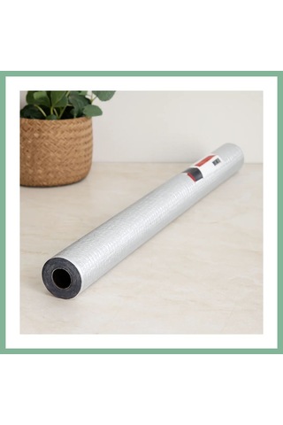 Bşkvirgo Alüminyum Gümüş Folyo Sticker 3m X 60cm Kendinden Yapışkanlı Bsk2026 Standart