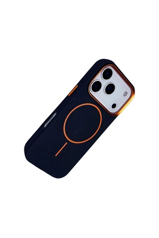 Joko Apple iPhone Uyumlu 17 Pro Max Luno Deri Magsafe Kapak - Mavi