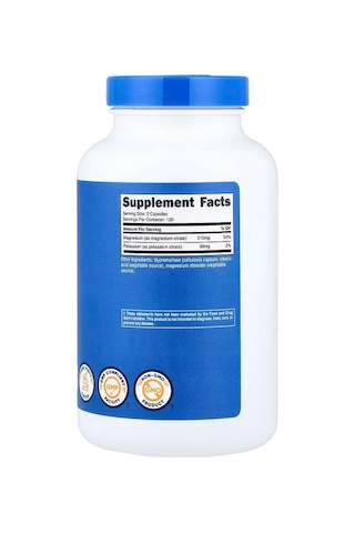 Nutricost Potassium Citrate + Magnesium Citrate 240 Capsules