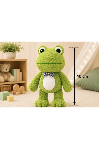 Kurbağa Peluş 40 Cm Yeşil