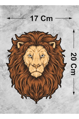 Aslan Galatasaray Cim Bom Bom Sticker - Araba Oto Motosiklet Karavan Cam Sticker - 00286 20x17 Cm