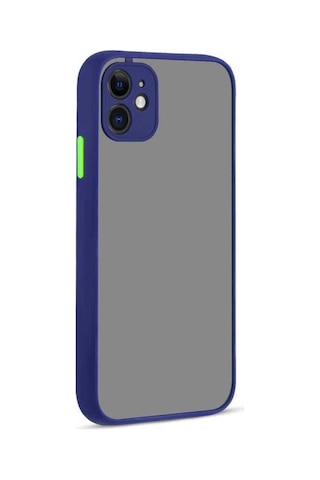 Apple Uyumlu iPhone 11 Kılıf Zore Hux Kapak Lacivert