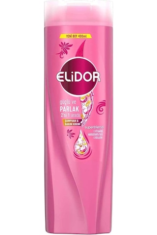 Elidor Güçlü Ve Parlak 2si1 Arada Şampuan ve Saç Bakım Krem 400 ML Elidor Güçlü Ve Parlak 2si1 Arada Şampuan ve Saç Bakım Krem 400 ML
