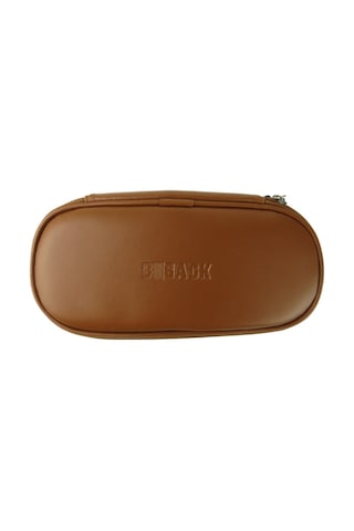 Bback Oval Deri Kalemlik / Kalem Kutusu Taba