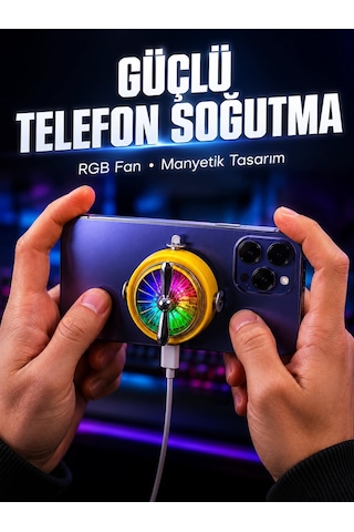 Mobil Lar İçin Rgb Işıklı Telefon Soğutucu Diğer