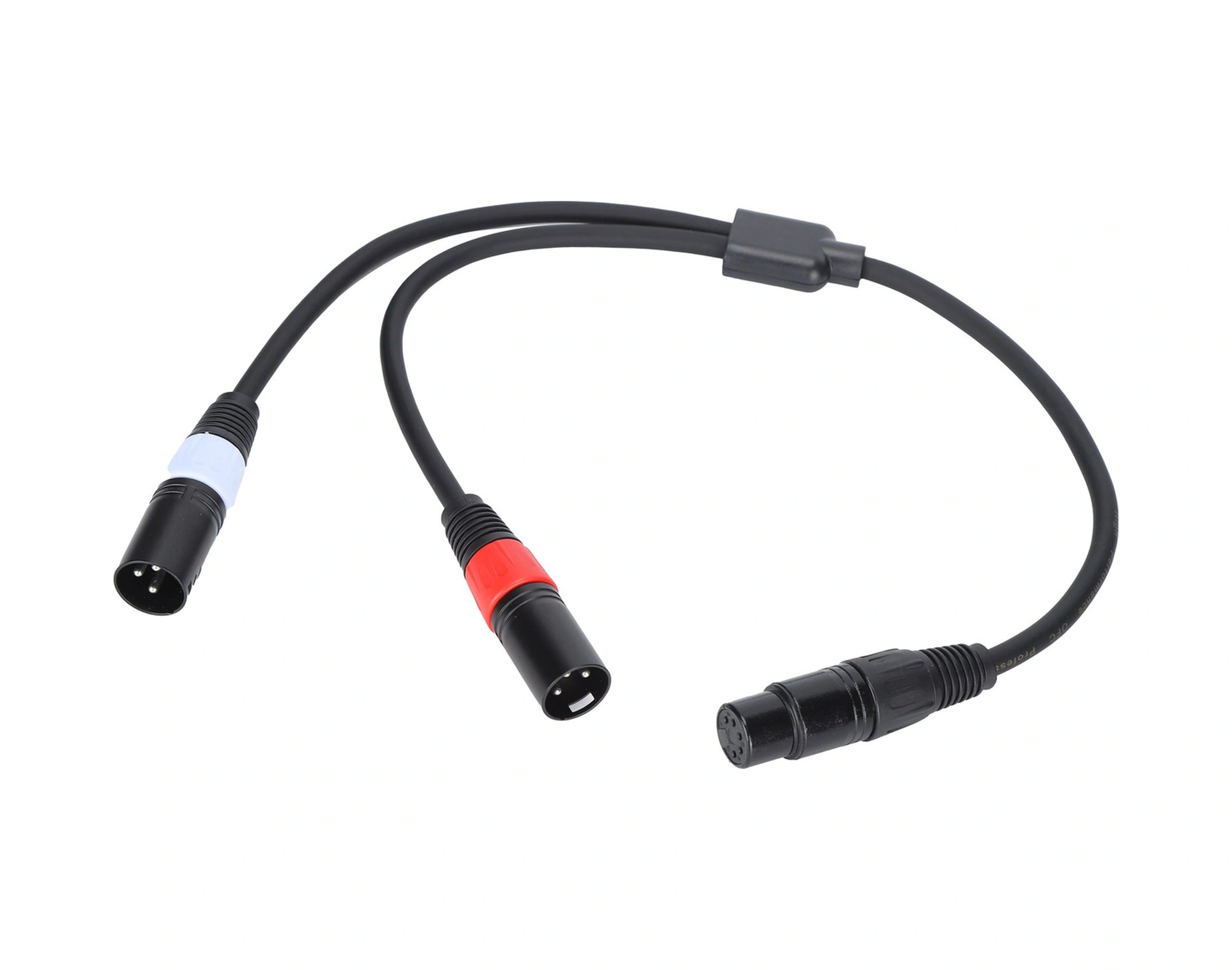 Shineyee Jorındo 0.5m 5-pin Xlr Dişi İle Çift 3-pin Xlr Erkek Ses Kablosu - Ses Kalitesi İçin Gümüş Kaplı Bakır Teli Ve Çift Koruma Jd6076