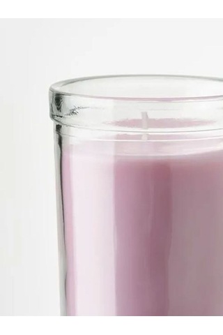 Lugnare Bardakta Yasemin Kokulu Mum Pembe 40 Saat Pembe