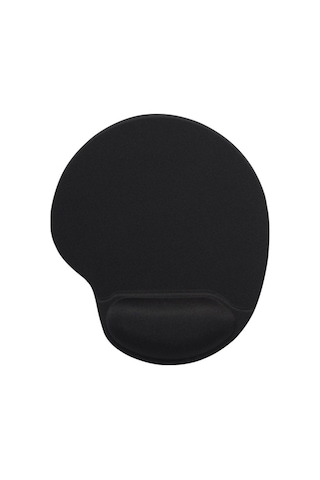 Bilek Destekli Mouse Pad Kaydırmaz Tabanlı Mouse Pad Siyah
