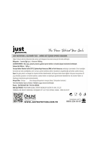 Just Nutrition L-arginine 360 Gr L-arjinin 120 Servis + Shaker + Protein Kahve Hediyeli Aromasız