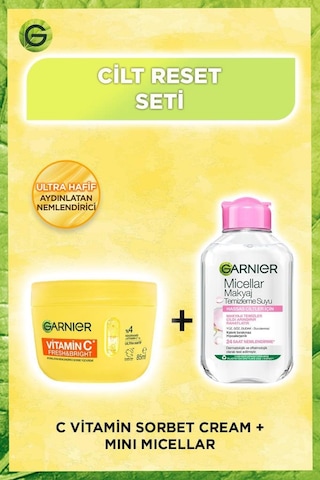 C Vitamini Aydınlatıcı & Nemlendirici Yüz Kremi + 100 Ml Micellar Makyaj Temizleme Suyu pktcvitkremvmicellar-11175