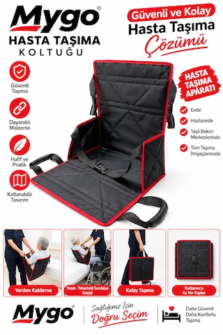 Yatan Hasta Taşıma Kaldırma Sedyesi Hasta Taşıma Aparatı , Ultra Sağlam , Sıvı Geçirmez , Hasta Taşıma Sedyesi , Kırmızı