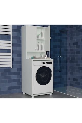 Fair Çamaşır Makine Dolabı Beyaz Afm110 Beyaz