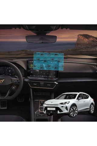 Cupra Formentor Multimedya Paneli Uyumlu Nano Cam Ekran Koruyucu Set