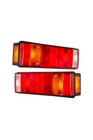 Tır-Kamyon-Dorse 7 Li Yedili Stop Lamba 2 Adet Takım Kablolu