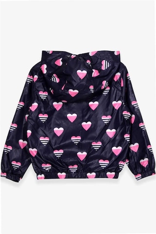 Breeze Kız Çocuk Yağmurluk Kalp Desenli 1-6 Yaş, Mor-mor Mor