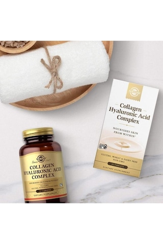 Solgar Hyaluronic Acid Collagen Complex 30 Tablet + Vitamin D3 1000ıu 100 Kapsül