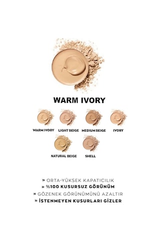 Avon Flawless Pata Krem Fondöten Warm Ivory 9 G