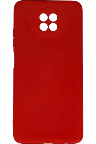 Durukar Redmi Note 9 5g Kılıf Nano İçi Kadife Silikon - Kırmızı