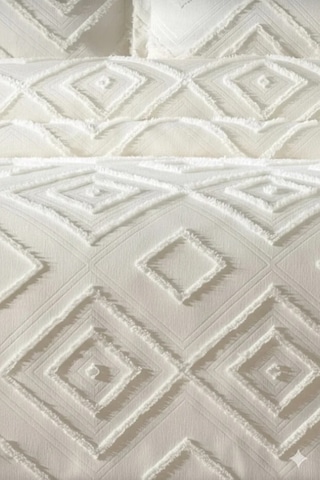 Iskandinav Ekru Tek Kişilik Yatak Örtüsü 180 X 235 Cm Ve 1 Adet Yastık