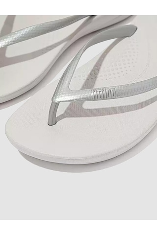 Fitflop Iqushıon Ergonomıc E54 Gümüş Kadın Parmak Arası Terlik Gümüş