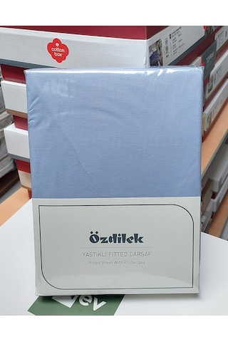 Özdilek Colourist Fitted Lastikli Tek Kişilik Çarşaf Seti 100x200 -okyanus Mavi Mavi
