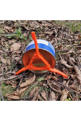 Neevoyu Kamp Ocakları İçin Katlanabilir Plastik Gaz Tankı Stantı - Sabit Tutma, Hafif Ve Taşınabilir Dış Mekan Erişimi Turuncu