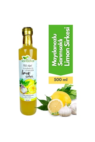 Sarımsaklı Maydonozlu Limon Sirkesi 500 Ml - Organik Doğal Fermantasyon