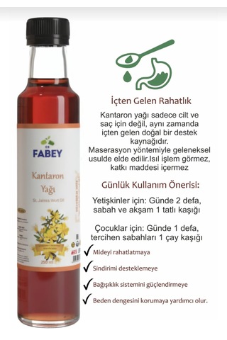 Esfabey Kantaron Yağı 250ml 250 ML