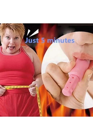 Mufunye Pembe Plastik Solunum Egzersiz Cihazı - Akciğer Hacmi Artırıcı, 3 Seviye Ayarlanabilir, Taşınabilir Fitness Aleti