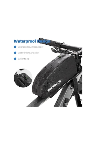 Rockbros Bisiklet Çantası Su Geçirmez Bisiklet Üst Ön Tüp Şasi Çantası Mtb Yol Bisiklet Pannier Kılıfı Çok Renkli