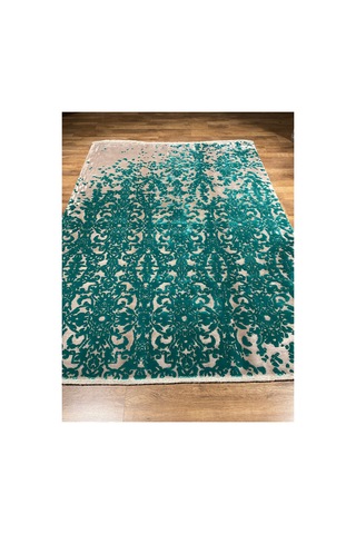 Bamboo 10531a 160x230 Zümrüt Yeşili Halı Yeşil