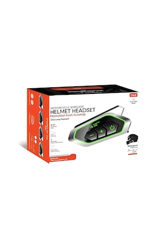 Ip67 Su Geçirmez İnterkom Bt5.3 Rgb Işıklı Motosiklet Kask Kulaklığı