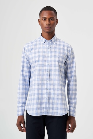Bisse Erkek Regular Fit Kareli Gömlek Mavi Gm23y231039 D35 Mavi