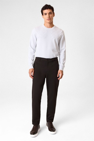Back And Bond Kahve Regular Fit Diagonel Jogger Pantolon Çok Renkli