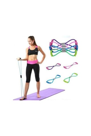 Büro Ev Ofis Yazlık Spor Egzersizi İçin Pilates Direnç Lastik Aparatı