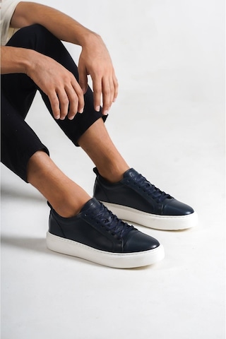 Mubiano Hakiki Deri M3-lcv Lacivert Erkek Spor Ayakkabı & Sneaker Lacivert