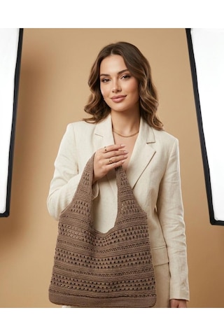 Luxetıque Kadın Plaj Çanta Model:xc17 Mavi