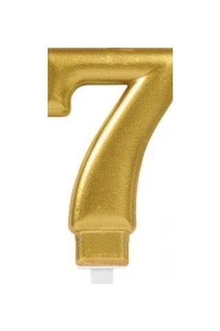 7 Rakam Mum Gold Renk Evimdeyokyok Altın