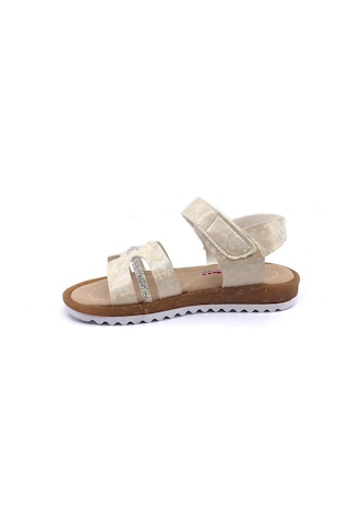 Arzen 4217 Simli Taşlı Kız Çocuk Bebe Sandalet Ayakkabı 001